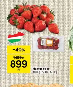 Tesco Magyar eper ajánlat