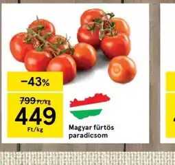 Tesco Magyar fürtös paradicsom ajánlat