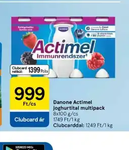 Tesco Danone Actimel joghurtital multipack ajánlat