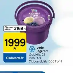 Tesco Ledo Jégkrém ajánlat