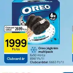 Tesco Oreo jégkrém multipack ajánlat