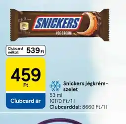 Tesco Snickers jégkrémszelet ajánlat