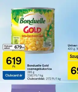 Tesco Bonduelle Gold csemegekukorica ajánlat