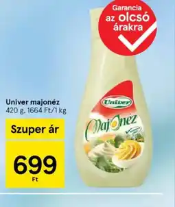 Tesco Univer majonéz ajánlat