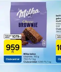 Tesco Milka keksz ajánlat