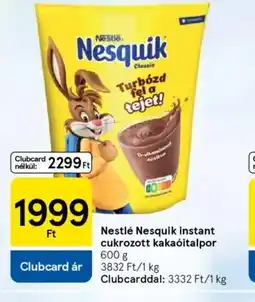 Tesco Nestlé Nesquik instant cukrozott kakaitalpor ajánlat