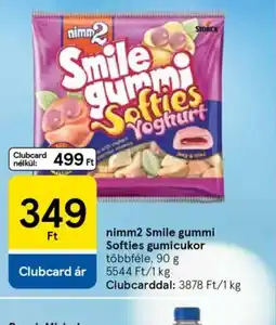 Tesco Nimm2 Smile Gummi Softies gumicukor ajánlat
