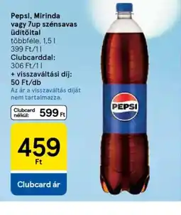 Tesco Pepsi, Mirinda vagy 7up szénsavas üdítőital ajánlat