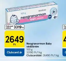 Neogranormon Baby védőkrém