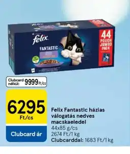 Tesco Felix Fantastic házias válogatás nedves macskaeledel ajánlat