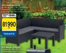 Tesco Kerti sarokgarnitúra ajánlat