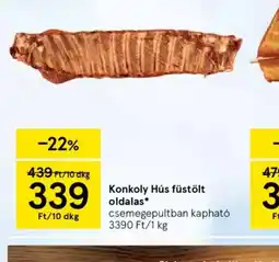 Tesco Konkoly Hús füstölt oldalas ajánlat
