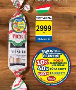 Tesco Pick eredeti téliszalámi ajánlat