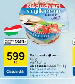 Tesco Nádudvari vajkrém ajánlat