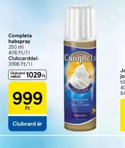 Tesco Completa habspray ajánlat