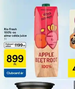 Tesco Rio Fresh 100%-os alma-céklalé ajánlat