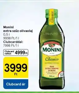 Tesco Monini extra szűz olivaolaj ajánlat