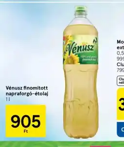 Tesco Vénusz finomított napraforg-étolaj ajánlat