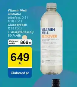 Tesco Vitamin Well Üdítőital ajánlat