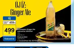 Tesco Schweppes Ginger Ale szénsavas üdítőital ajánlat