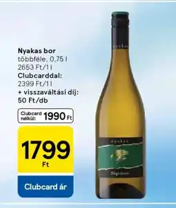 Tesco Nyakas bor ajánlat