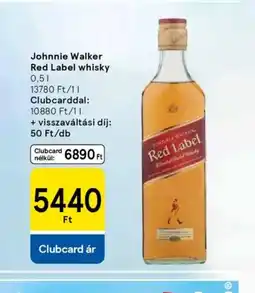 Tesco Johnnie Walker Red Label whisky ajánlat