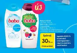 Tesco Baba tusfürdő ajánlat