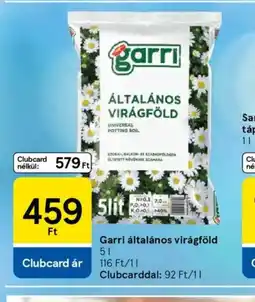 Tesco Garri általános virágföld ajánlat
