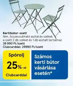 Tesco Kertibútor-szett ajánlat