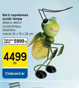 Tesco Kerti napelemes szolár lámpa ajánlat
