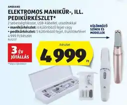 ALDI AMBIAO Elektromos Manikűr-, ill. Pedikűrkészlet ajánlat