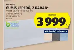 ALDI Gumis lepedő, 2 darab ajánlat