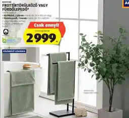 ALDI Frottírtörülköző vagy Fürdőlepedő ajánlat