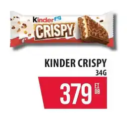 Coop KINDER CRISPY 34G ajánlat