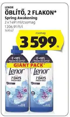 ALDI Lenor Öblítő, 2 flakon ajánlat
