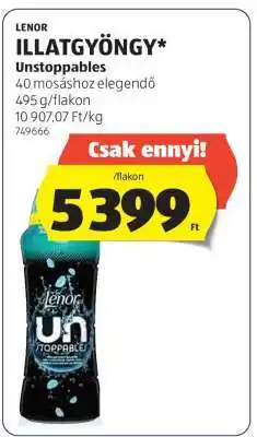 ALDI Lenor Illatgyöngy Unstoppables ajánlat
