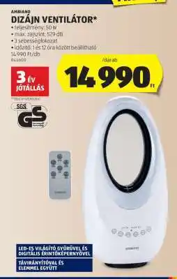 ALDI Ambiano Dizájn Ventilátor ajánlat
