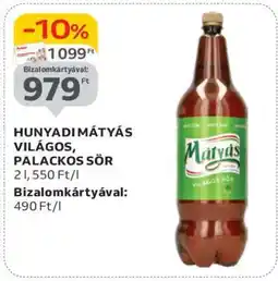 Auchan HUNYADI MÁTYÁS VILÁGOS, PALACKOS SÖR ajánlat