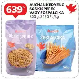 Auchan AUCHAN KEDVENC SÓS KISPEREC VAGY SÓSPÁLCIKA ajánlat