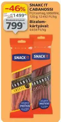 Auchan SNACK!T CABANOSSI ajánlat