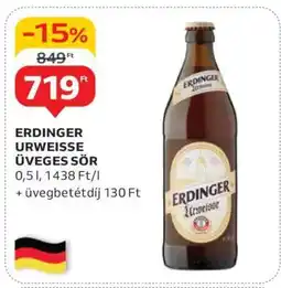 Auchan ERDINGER URWEISSE ÜVEGES SÖR ajánlat