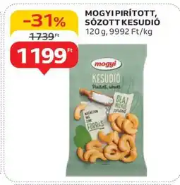 Auchan Mogyi piritott, sózott kesudió ajánlat