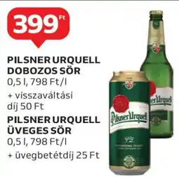 Auchan Pilsner Urquell Dobozos Sör ajánlat