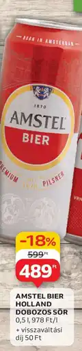 Auchan AMSTEL BIER HOLLAND DOBOZOS SÖR ajánlat