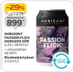Auchan HORIZONT PASSION FLICK DOBOZOS SÖR ajánlat