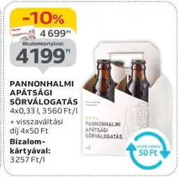 Auchan Pannonhalmi Apátsági Sörválogatás ajánlat
