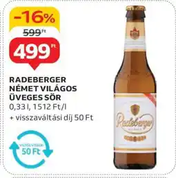 Auchan Radeberger Német Világos Üveges Sör ajánlat