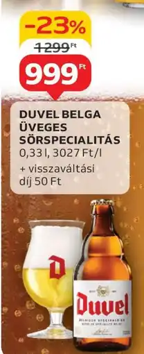 Auchan DUVEL BELGA ÜVEGES SÖRSPECIALITÁS ajánlat