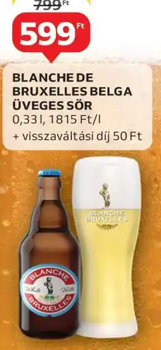 Auchan Blanche de Bruxelles Belga Üveges Sör ajánlat