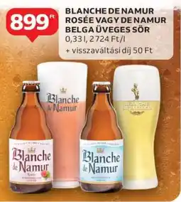 Auchan Blanche de Namur Rosée vagy de Namur Belga üveges sör ajánlat